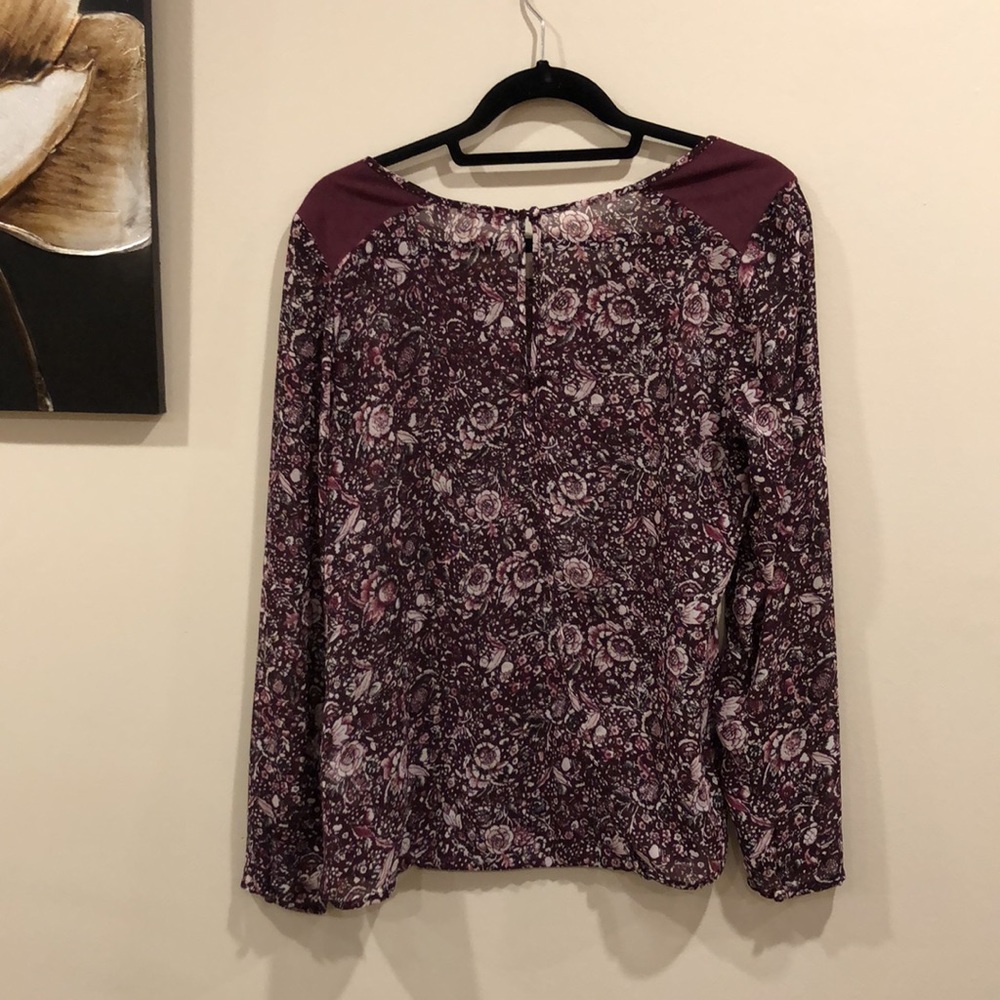 Burgundy Blouse - Picture 2 of 5
